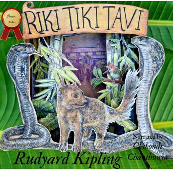 Audiobook cover art for Rikki-Tikki-Tavi by Rudyard Kipling