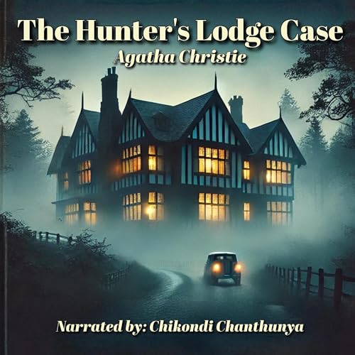 Audiobook cover art for The Hunter's Lodge Case by Agatha Christie